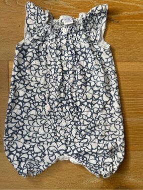 Feather Baby - Floral Print Romper